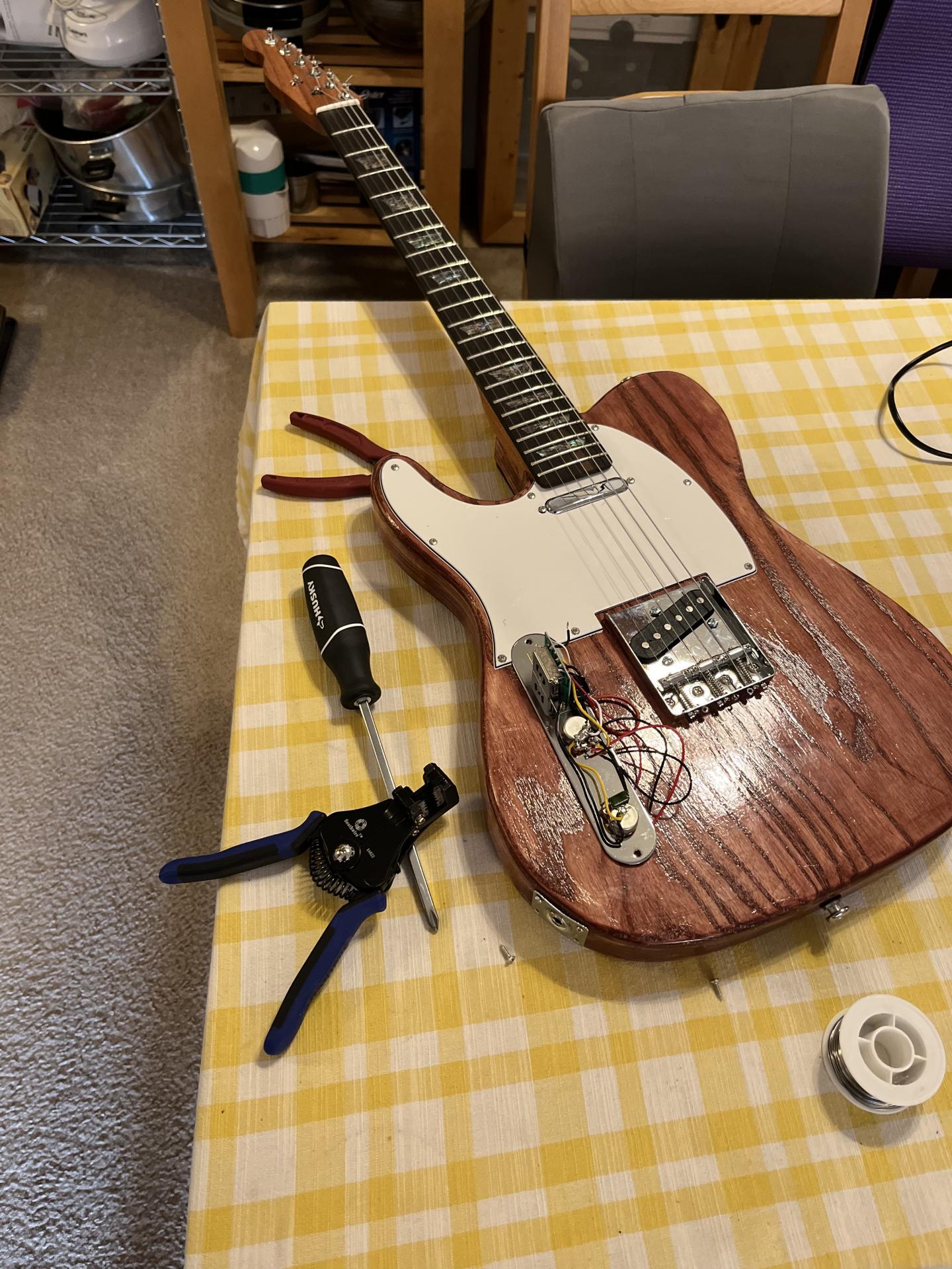 Customer guitar build from Guitar Kit World kit