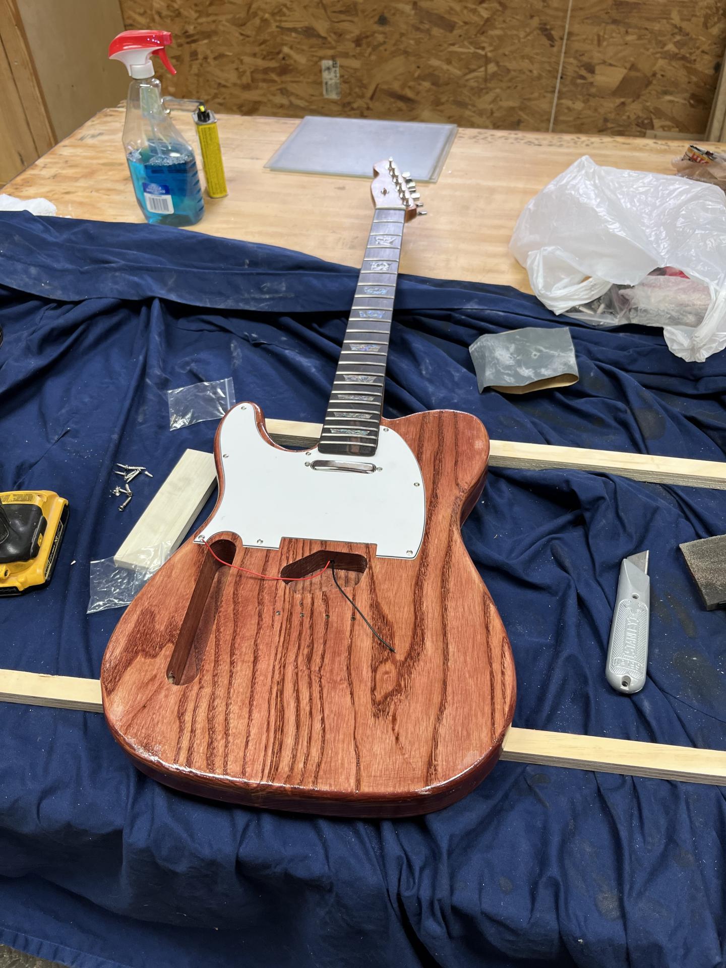 Customer guitar build from Guitar Kit World kit
