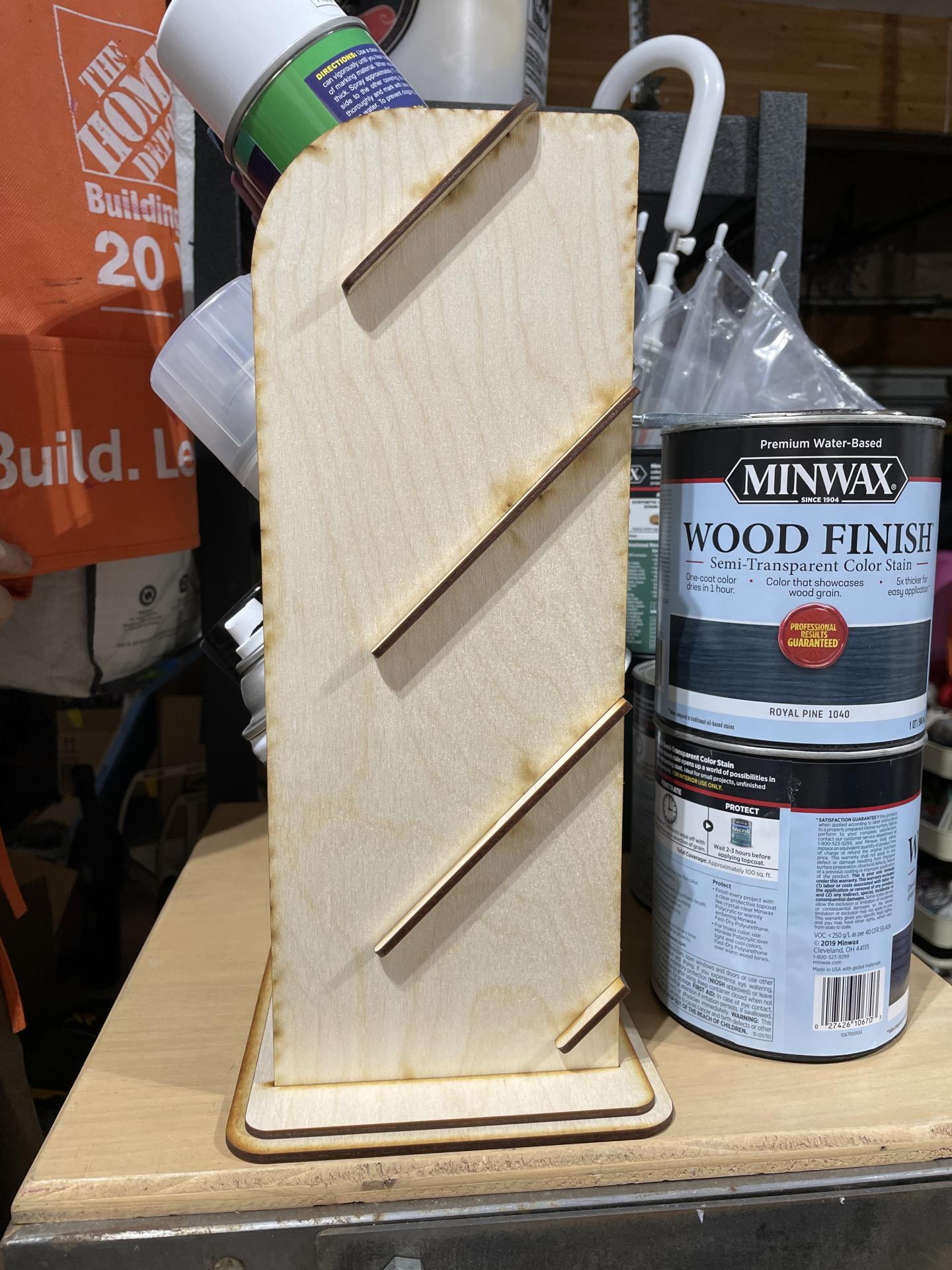 Spray Paint Can Holder (12 Cans) Big Blue Laser Designs